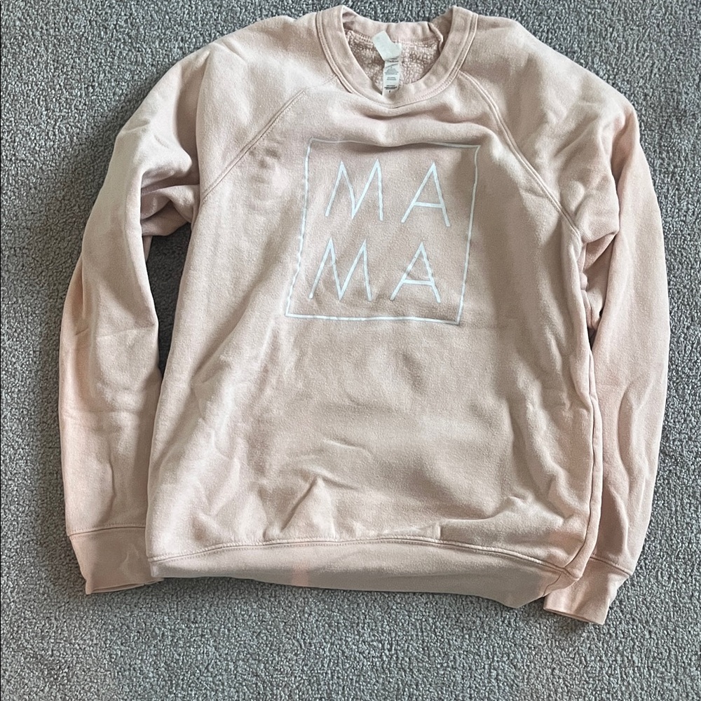Bella Canvas Light Pink Graphic Sweatshirt
